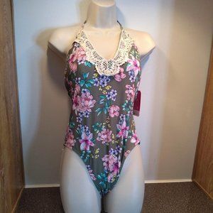 Hula Honey Multi Color One Piece Swim Wear Size M